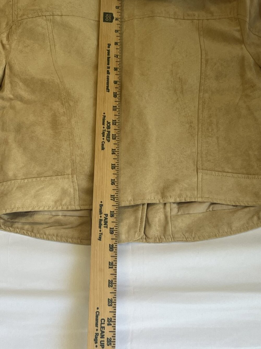 NWT Ivyrevel Biker Jacket Size 6 Beige Faux Suede Cropped Stockholm - Picture 8 of 8